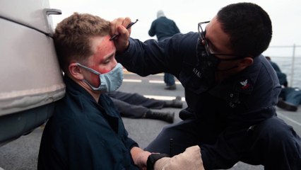 Dailymotion:USS Princeton Conducts Mass Casualty Drill
