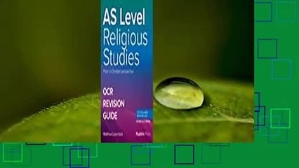 [Read] As Religious Studies Revision Guide Components 01, 02 & 03: A Level Religious Studies for