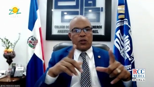 Francisco Matos Pdte. del CODIA pide al gobierno mas participación de esa institución