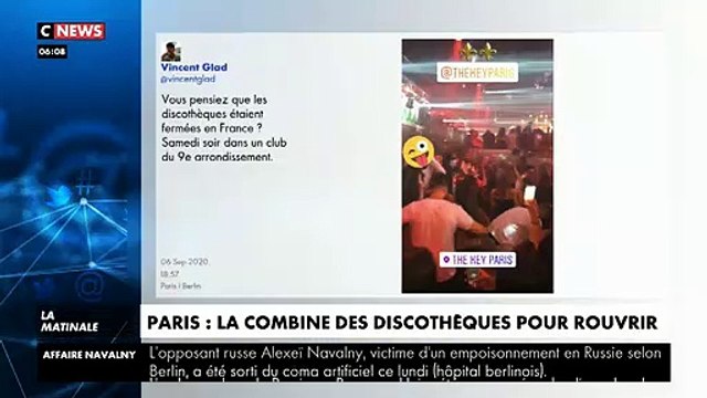 Coronavirus - Reportage sur les dérapages des boîtes de nuit parisiennes qui ont réouvert sans distanciation sociale et sans port du masque malgré les interdictions