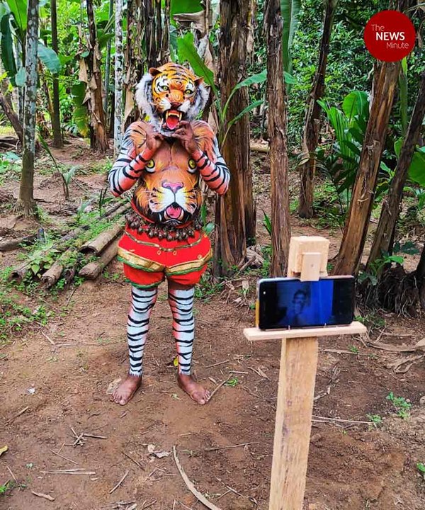 Watch: Kerala’s famous Pulikali streamed online for fans