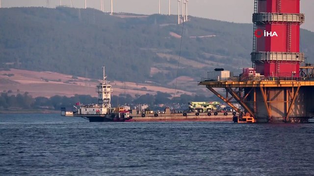 1915 Çanakkale Köprüsü’nde geçici çalışma halatı montajı başladı
