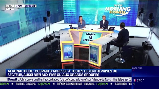 Bastien Vialade (Coopair): Coopair s'adresse à toutes les entreprises du secteur aéronautique pour partager les ressources - 08/09