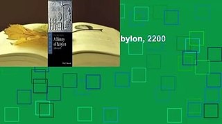 Full E-book  A History of Babylon, 2200 BC-AD 75  For Kindle