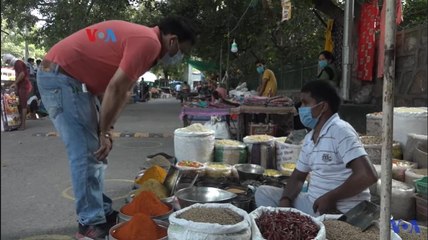 Di Tengah Lonjakan Covid, Pasar Kaki Lima di India Masih Sepi Pelanggan