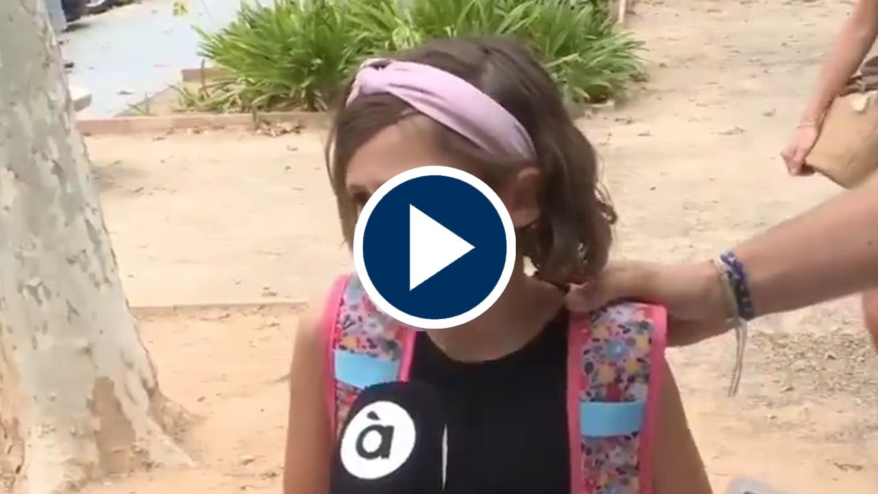 Las joyas del primer día de cole: besos en vídeo y reflexiones virales
