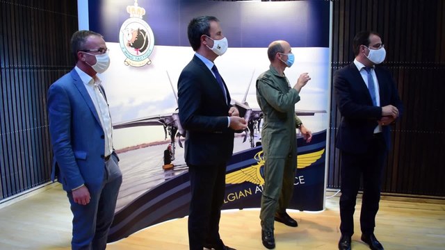 300 millions d'euros investis en vue de l'arrivée des F-35 et MQ-9B à Florennes et Kleine-Brogel