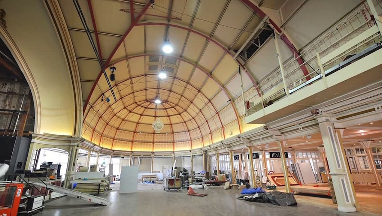 Tour of the Winter Garden in Eastbourne during its refurbishment