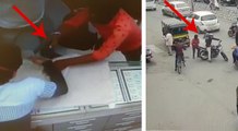 VIDEO: ज्वैलरी शॉप में घुसे लुटेरे,पिस्तौल से 2 व्यापारियों में मारीं गोली, दिनदहाड़े यूं हुई वारदात
