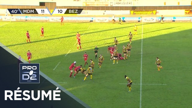 PRO D2 - Résumé Stade Montois-AS Béziers Hérault: 33-10 - J1 - Saison 2020/2021