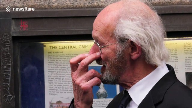 Father of Julian Assange addresses journalists outside the Old Bailey as extradition hearing resumes