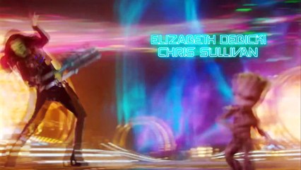 groot and gamora being a mum and son duo for almost a minute  scene HD