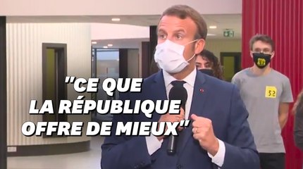 Emmanuel Macron promet un internat d'excellence par département à la rentrée 2022