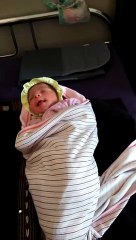 Cutest Newborn baby Adorable moments  one day old baby girl