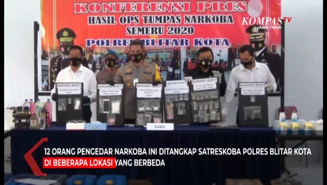 Pengedar Narkoba Jaringan Lapas Ditangkap di Blitar