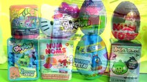 NEW Surprise Eggs Toys Hello Kitty NUM NOMS Paw Patrol Choco Egg SHOPKINS Galinha Pintadinha