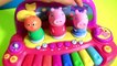 Peppa Pig Keyboard Piano Toy with Pig George and Candy Cat Songs for Babies ~ Juguete de teclado