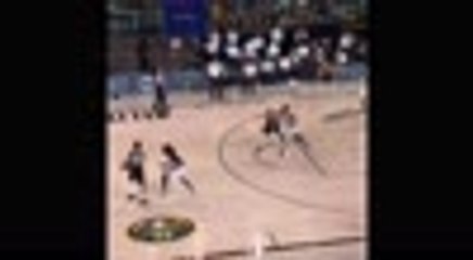 Kawhi's one finger block denies the Nuggets