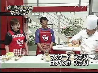 カニとアボガドのサンドイッチ　ゲスト：清水章吾　本多功禰先生　上沼恵美子のおしゃべりクッキング　