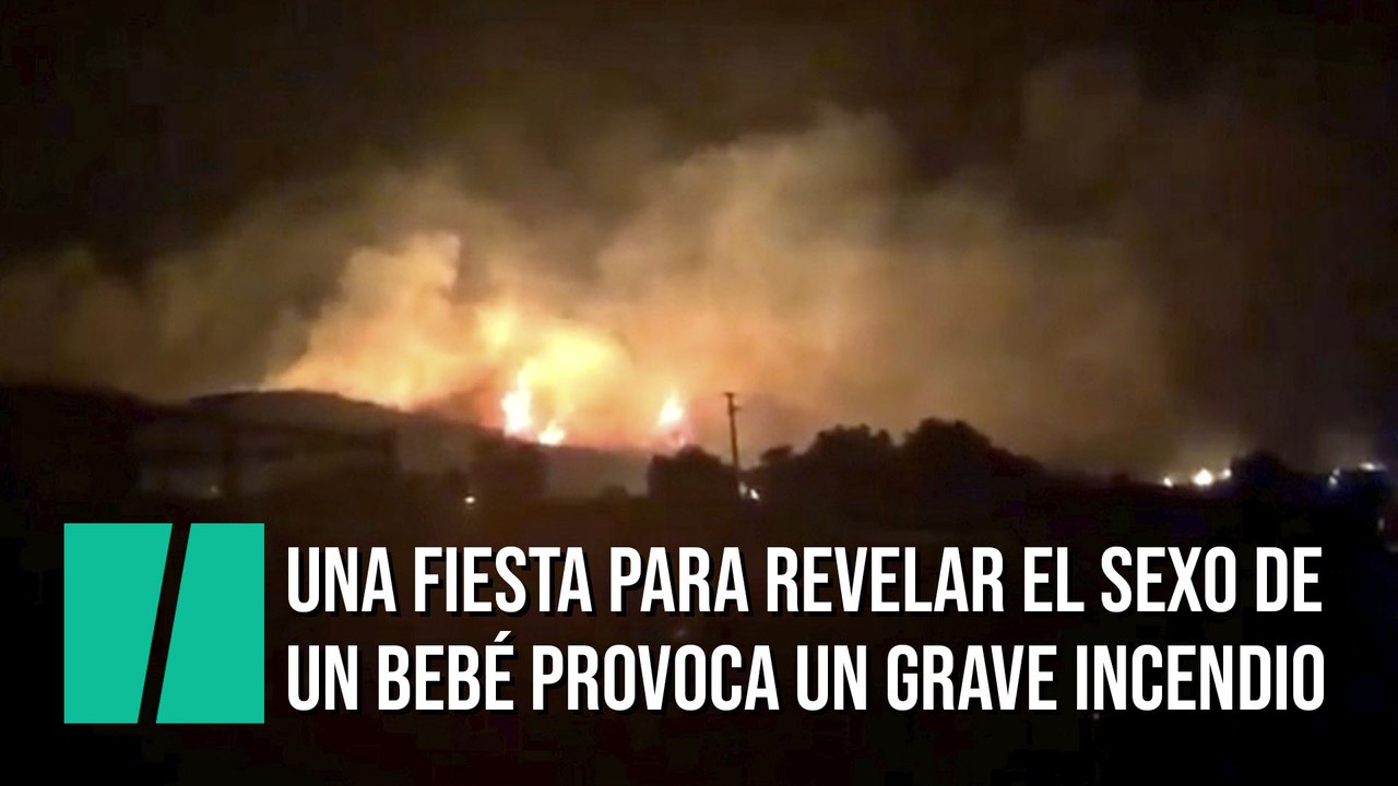 Una fiesta para revelar el sexo de un bebé provoca un incendio forestal en California