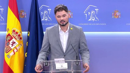 Rufián pide la “ilegalización del PP” tras las revelaciones sobre la ‘operación Kitchen’