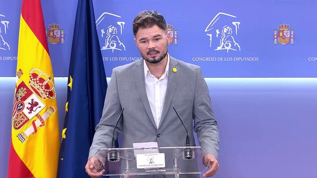 Rufián pide la “ilegalización del PP” tras las revelaciones sobre la ‘operación Kitchen’