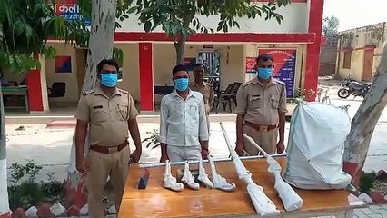 पुलिस ने किया अवैध शस्त्र फैक्ट्री का भांडाफोड