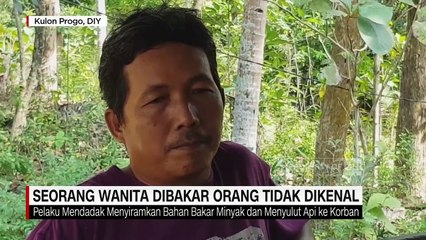 CNN Indonesia - Seorang Wanita Dibakar Orang Tak Dikenal