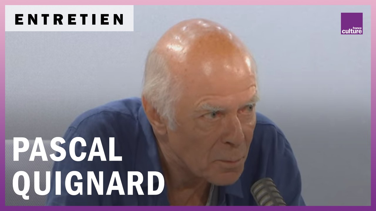 Pascal Quignard à livre ouvert
