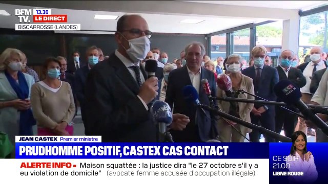 Jean Castex: Je vais immédiatement subir un test