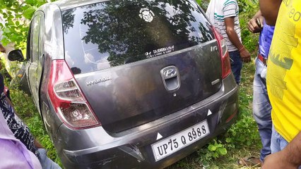 नगला खादर में तेज गति कार ने साइकिल सवार को मारी जोरदार टक्कर
