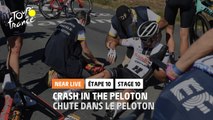 #TDF2020 - Étape 10 / Stage 10 - Chute dans le peloton / Crash in the peloton