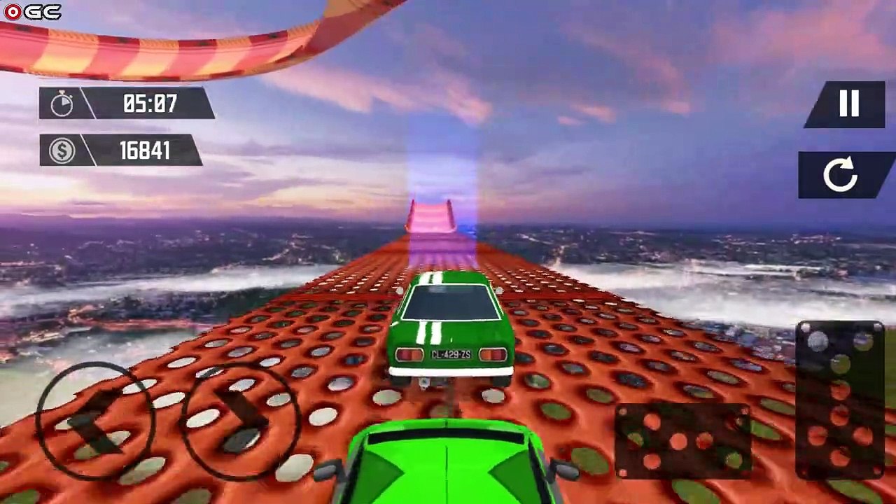 Chained Car Stunts 2020 Car Stunt Mega Ramp Games Impossible Track