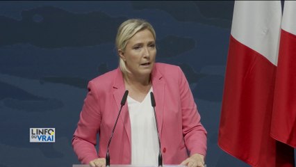A Fréjus, Marine Le Pen dénonce le laxisme du gouvernement qui nie la réalité de l'insécurité