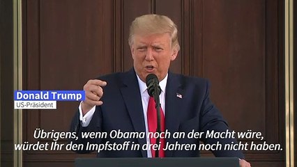 Trump und Biden streiten über Impfstoff