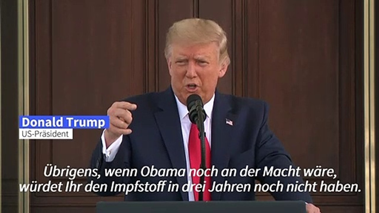 Trump und Biden streiten über Impfstoff