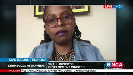 Minister Ntshavheni on Clicks racist ad