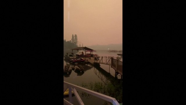 Le ciel rougeâtre de Californie après plusieurs jours d'incendies