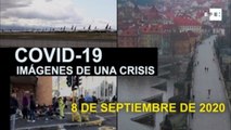 Covid-19 Imágenes de una crisis en el mundo. 8 de septiembre