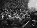 Inauguration du monument au Génie latin au Palais Royal, Paris