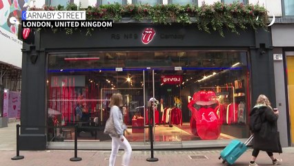 A Rolling Stones store opens its doors in London