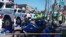 La protesta de los policías de la Bonaerense se expande por toda la Provincia