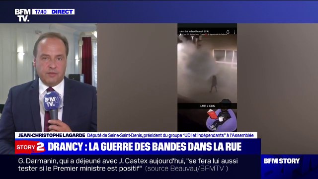 Jean-Christophe Lagarde sur les violences à Drancy: Il a fallu trois jours pour que ça se calme