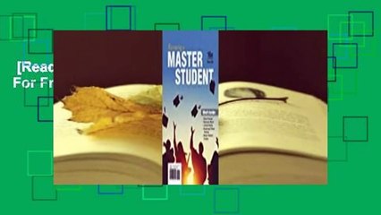 [Read] Becoming a Master Student  For Free