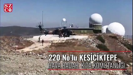 Bakan Pakdemirli Hatay’daki yangını Hava Radar Kıta Komutanlığı'ndan takip etti