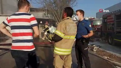 İzmir'deki fabrika yangını kontrol altına alındı