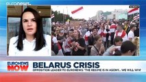 'The regime is in agony': Belarus opposition leader slams Lukashenko