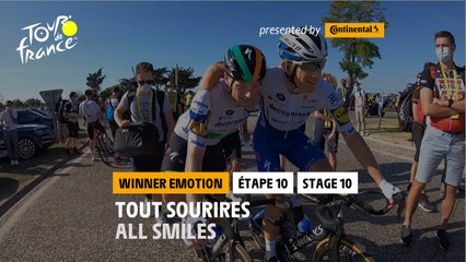 #TDF2020 - Étape 10 / Stage 10 - Winner's emotion