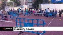 شاهد: عودة آلاف الأطفال إلى المدارس في مدريد رغم تزايد إصابات كوفيد 19