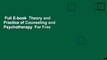 Full E-book  Theory and Practice of Counseling and Psychotherapy  For Free